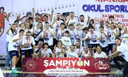 Karşıyaka Devlet Okulu Basketbolda Türkiye Şampiyonu Oldu
