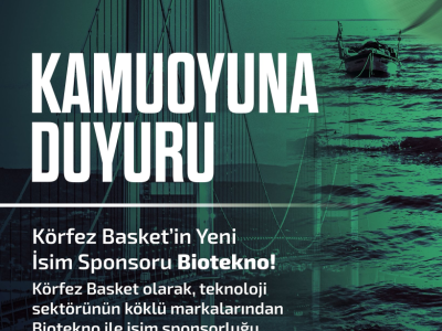 Körfez Basket’in Yeni İsim Sponsoru Biotekno Oldu