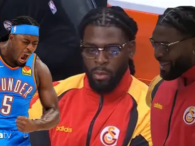 Lu Dort NBA Maçına Retro Galatasaray Eşofmanıyla Geldi