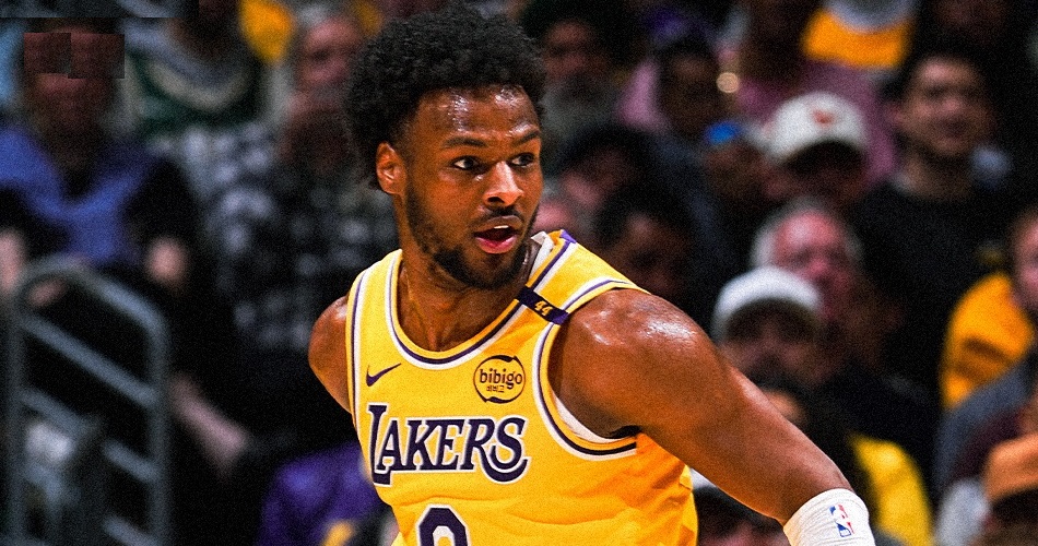 Bronny James Los Angeles Lakers formasıyla