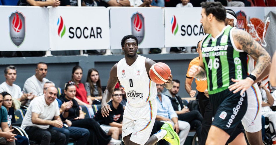 Khyri Thomas Petkimspor Denizli Basket maçında