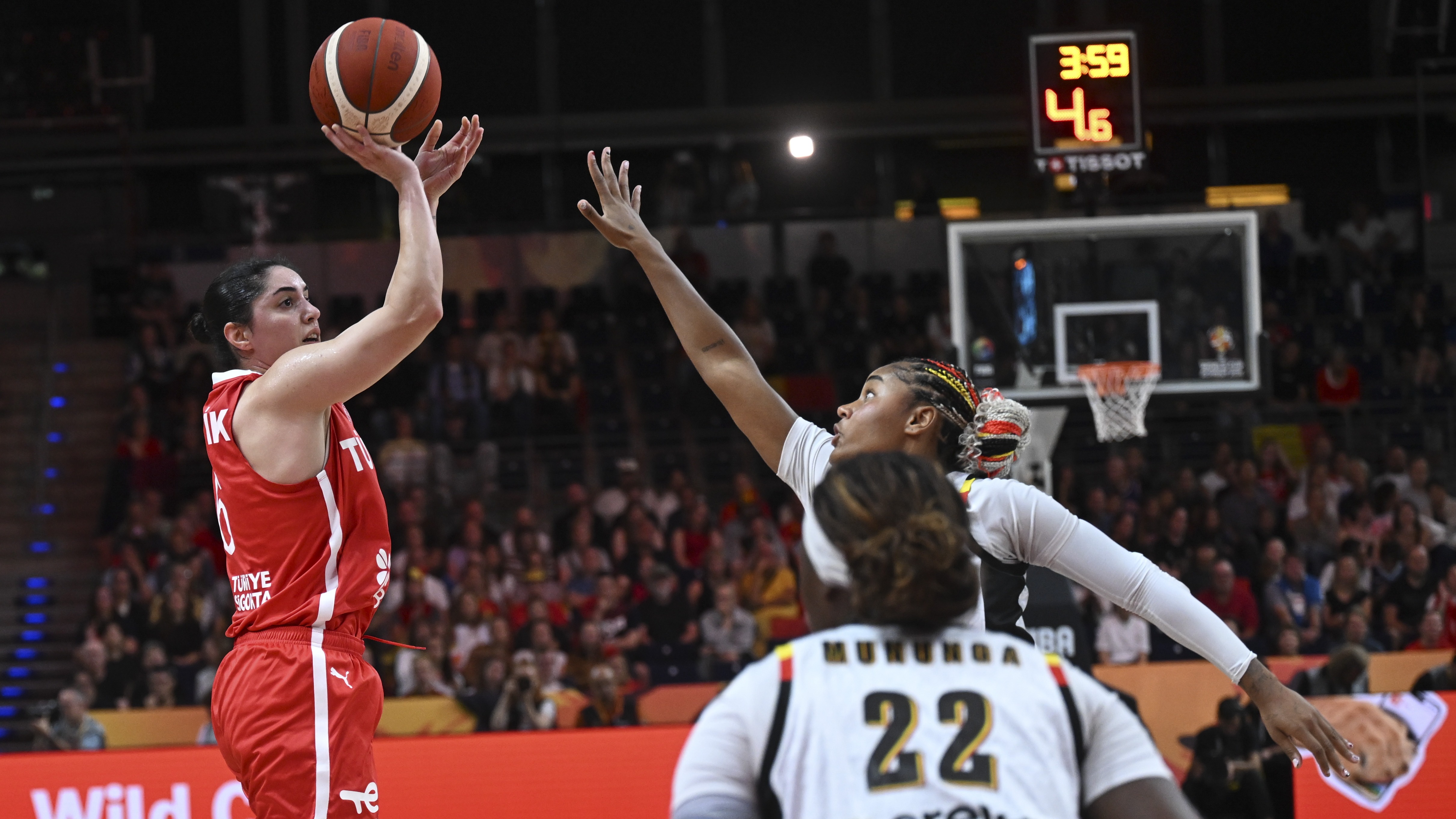 FIBA 2026 Kadınlar Dünya Kupası Belçika-Türkiye maçından