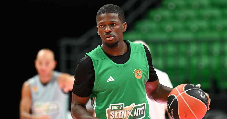 Sylvain Francisco Panathinaikos antrenmanında