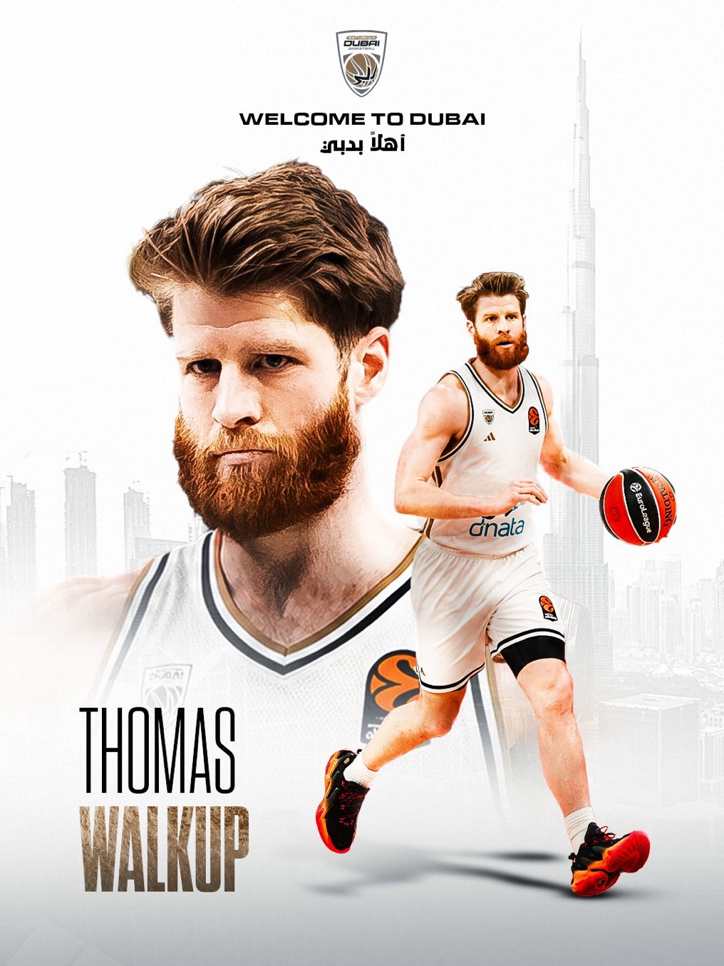 Thomas Walkup Dubai Basketbol transferi