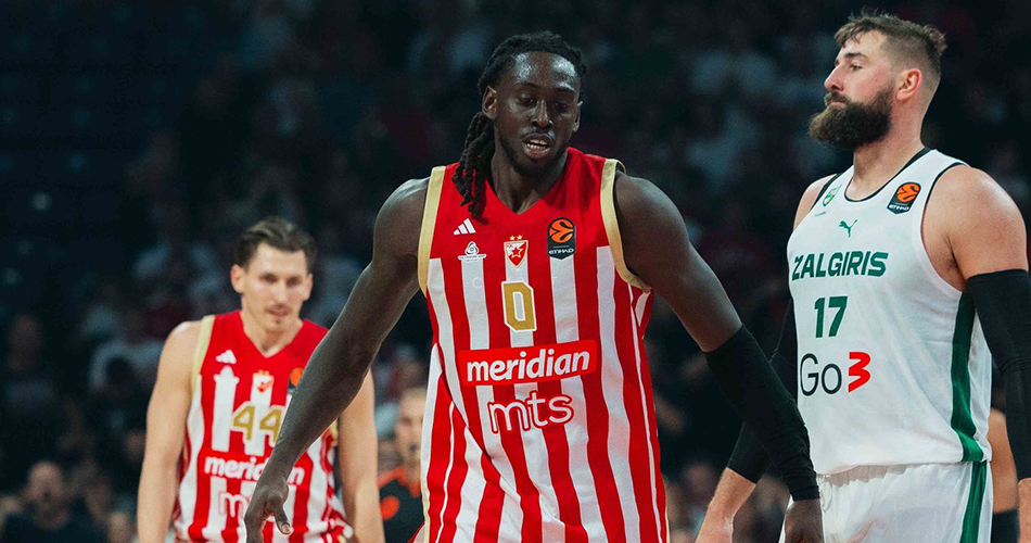 Zalgiris Kızılyıldız EuroLeague maçından bir kare