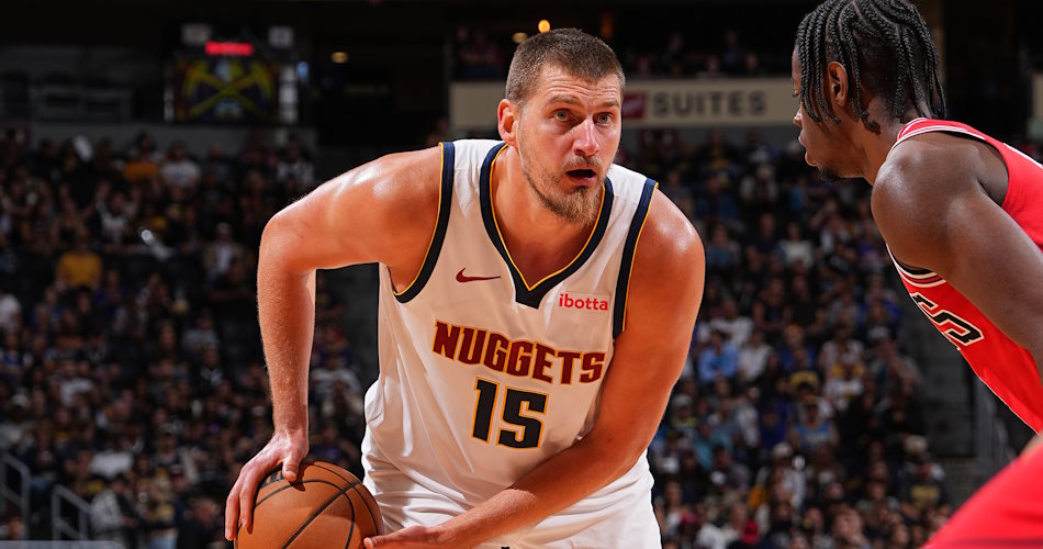 Nikola Jokic Denver Nuggets Chicago Bulls maç anı